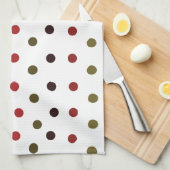 Farbiges Polka Dots Muster Geschirrtuch (Viertel Falte)