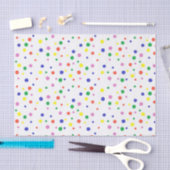 Farbiges Polka Dots Tissue Paper Seidenpapier (Handwerk)