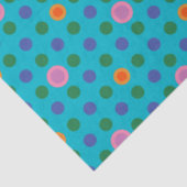 Farbiges Polka Dots Tissue Paper Seidenpapier (Ausschnitt)