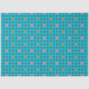 Farbiges Polka Dots Tissue Paper Seidenpapier