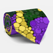 Farbiges Polka-Punktmuster Krawatte (Gerollt)