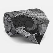 Farbiges Polka-Punktmuster Krawatte (Gerollt)