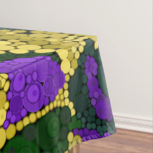 Farbiges Polka-Punktmuster Tischdecke