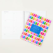 Farbiges Popsicle Ice Lololly Muster Planer (Anzeige)