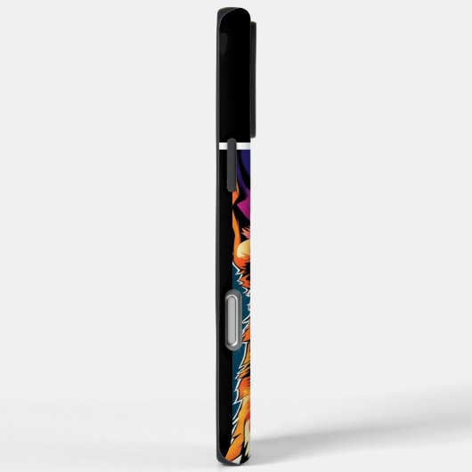 Farbiges Portrait Case-Mate iPhone Hülle (Rückseite / Rechts)