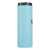 Farbiges Portrait-Foto Thermosbecher (Rückseite)