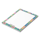 Farbiges Preppy Notepad Notizblock (Rotiert)