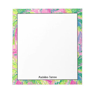 Farbiges Preppy Notepad Notizblock