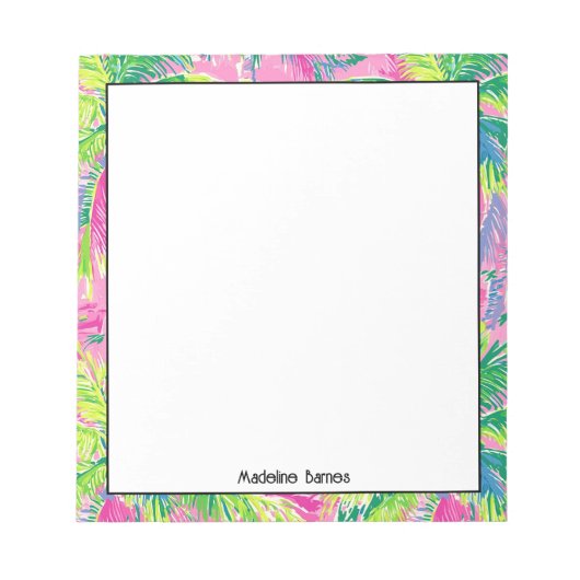 Farbiges Preppy Notepad Notizblock (Vorderseite)