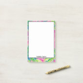 Farbiges Preppy Notepad Post-it Klebezettel (Auf Schreibtisch)