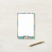 Farbiges Preppy Notepad Post-it Klebezettel (Auf Schreibtisch)