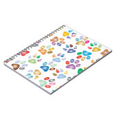 Farbiges Prismentier Notizblock (Linke Seite)