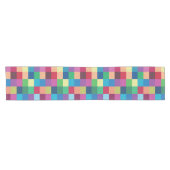 Farbiges Prüfbrettmuster Kurzer Tischläufer (Horizontal)