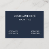 Farbiges Prüfbrettmuster Visitenkarte (Rückseite)