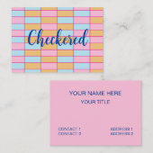 Farbiges Prüfmuster Visitenkarte (Vorne/Hinten)