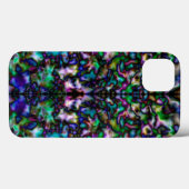 Farbiges psychedelisches Kaleidoskop Case-Mate iPhone Hülle (Rückseite (Horizontal))