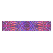 Farbiges psychedelisches Muster Kurzer Tischläufer (Horizontal)