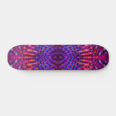 Farbiges psychedelisches Muster Skateboard (Horizontal)
