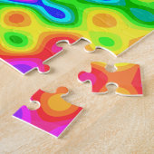 Farbiges psychedelisches Puzzle (Seite)