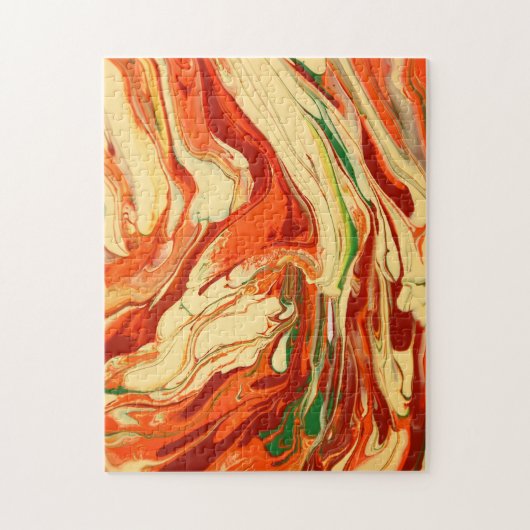 Farbiges psychedelisches Puzzle (Vertikal)