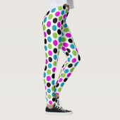 Farbiges Punktkreismuster Leggings (Rechts)
