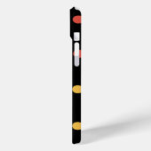 Farbiges Punktmuster Case-Mate iPhone Hülle (Rückseite / Links)