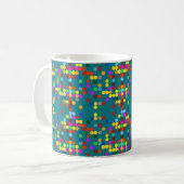 Farbiges Punktmuster Kaffeetasse (Vorderseite Links)