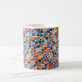 Farbiges Punktmuster Kaffeetasse (Mittel)