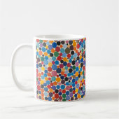 Farbiges Punktmuster Kaffeetasse (Links)