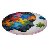 Farbiges Puzzlespiel Schneidebrett (Ecke)