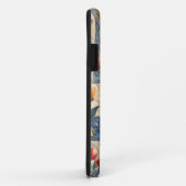 Farbiges Quiltmuster Case-Mate iPhone Hülle (Hinten/Rechts)