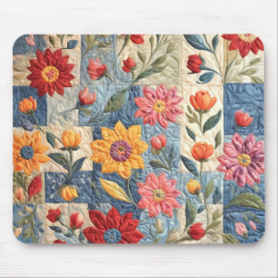 Farbiges Quiltmuster Mousepad