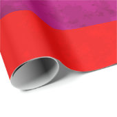 Farbiges Rainbow Celebration Wrapping Paper Geschenkpapier (Rolleneckpunkt)