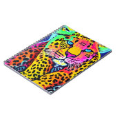 Farbiges Rainbow-Leopard-Notebook Notizblock (Linke Seite)