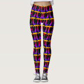 Farbiges Rainbow Pi Sign Muster Piday Party Leggings (Vorderseite)