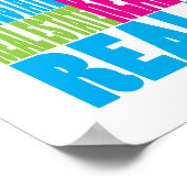 Farbiges Real Anwesen Poster (Ecke)