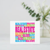 Farbiges Real Anwesen Postkarte (Stehend Vorderseite)