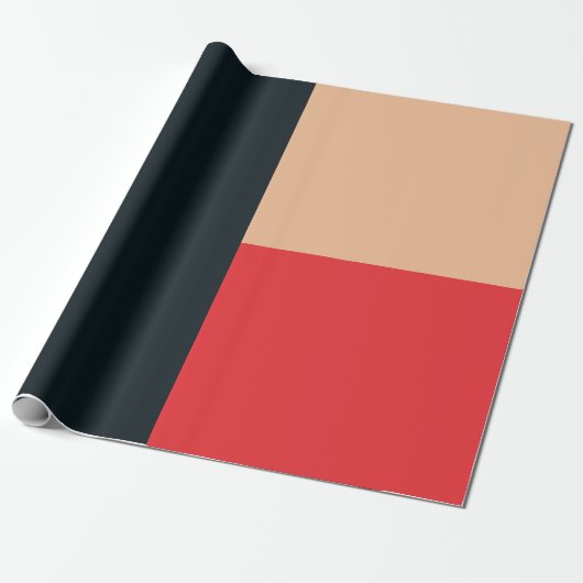 Farbiges Rechteck und Muster der Quadrate Geschenkpapier (Ungerollt)