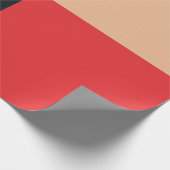 Farbiges Rechteck und Muster der Quadrate Geschenkpapier (Ecke)