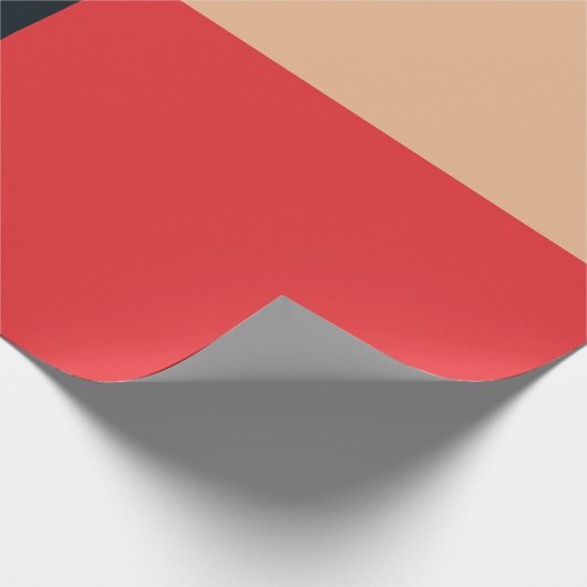 Farbiges Rechteck und Muster der Quadrate Geschenkpapier (Ecke)