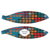 Farbiges Rechteckmuster Basketball (Panele)