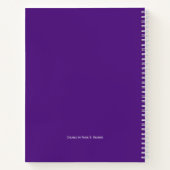 Farbiges rechtswinkeliges Notebook Notizblock (Rückseite)