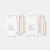 Farbiges Regenbogenbaby Dusche Party Geschenkschachtel (Ungefaltet)