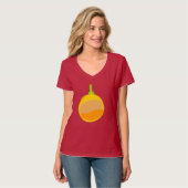 farbiges Regenbogenblau T-SHIRT (Vorderseite Vollansicht)