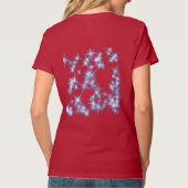 farbiges Regenbogenblau T-SHIRT (Rückseite)