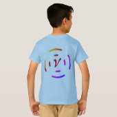 farbiges Regenbogenblau T-SHIRT (Schwarz voll)