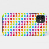 Farbiges Regenbogenherz Case-Mate iPhone Hülle (Rückseite (Horizontal))