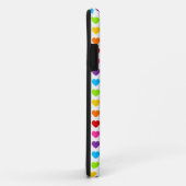 Farbiges Regenbogenherz Case-Mate iPhone Hülle (Hinten/Rechts)
