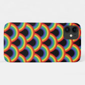 Farbiges Regenbogenmuster Case-Mate iPhone Hülle (Rückseite (Horizontal))