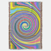 Farbiges Regenbogenmuster Decke (Vorderseite Vertikal)